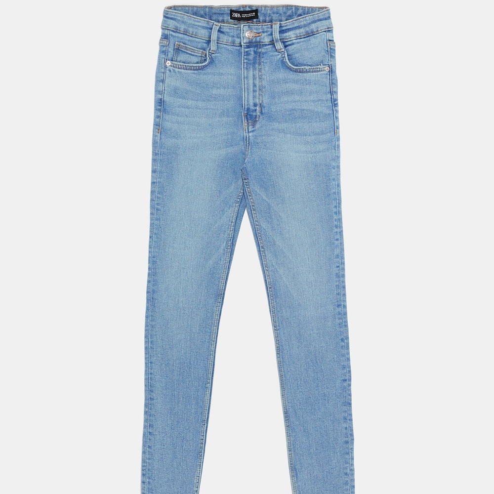 Hi-Rise Skinny Ankle Length Jeans from Zara